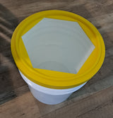 Wax Cappings Bucket Holder - Crush and Strain Lid