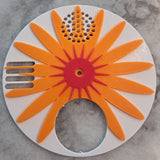 Flower Entrance Disc - 5 inches