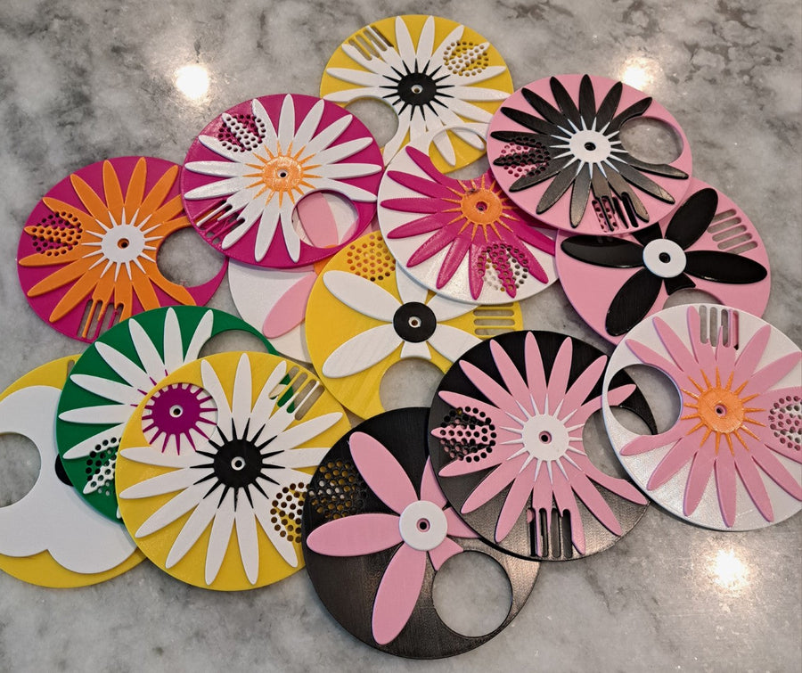 Flower Entrance Disc - 5 inches