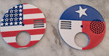 Flag Entrance Disc - 5 inches