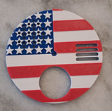 Flag Entrance Disc - 5 inches