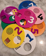Numbered Entrance Discs 10 Pack