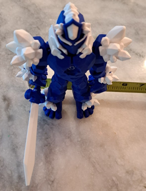 Crystal Warrior Articulating Flexible Toy