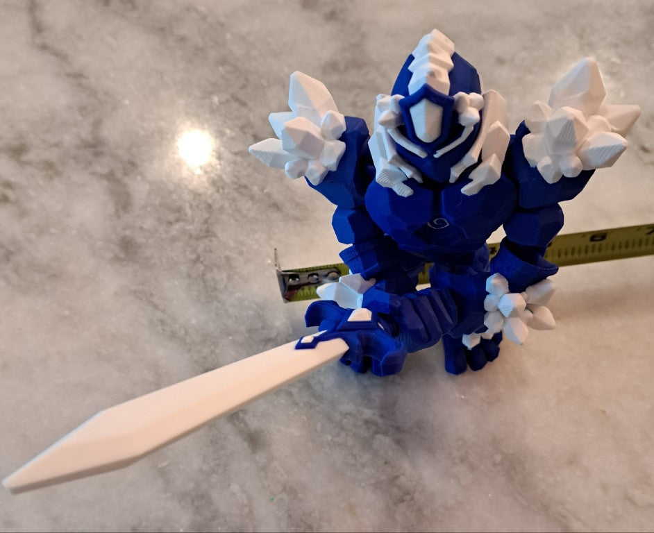 Crystal Warrior Articulating Flexible Toy