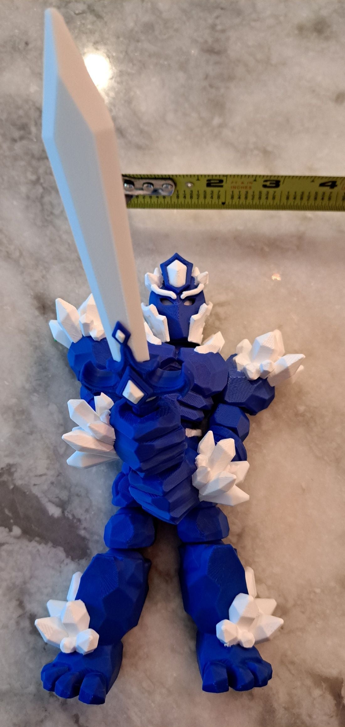 Crystal Warrior Articulating Flexible Toy