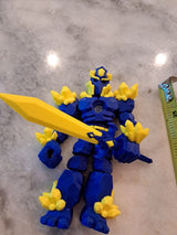 Crystal Warrior Articulating Flexible Toy