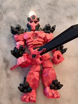 Crystal Warrior Articulating Flexible Toy