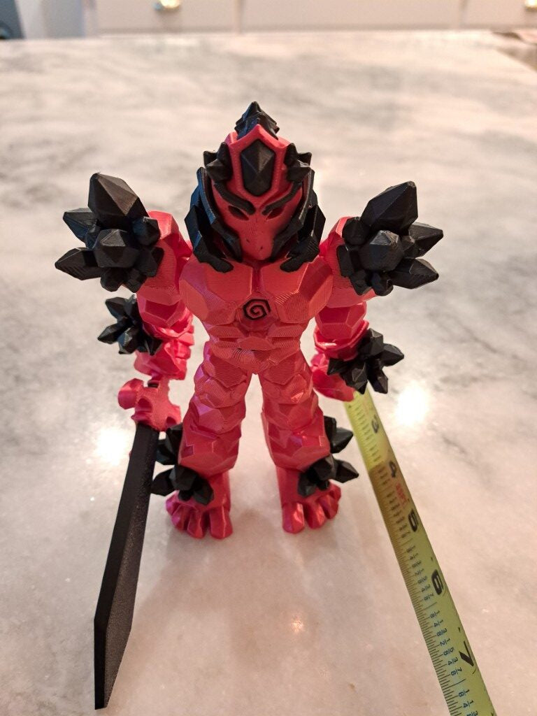 Crystal Warrior Articulating Flexible Toy