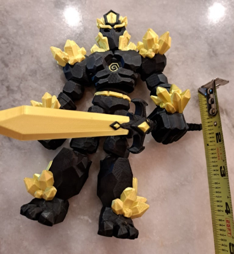 Crystal Warrior Articulating Flexible Toy