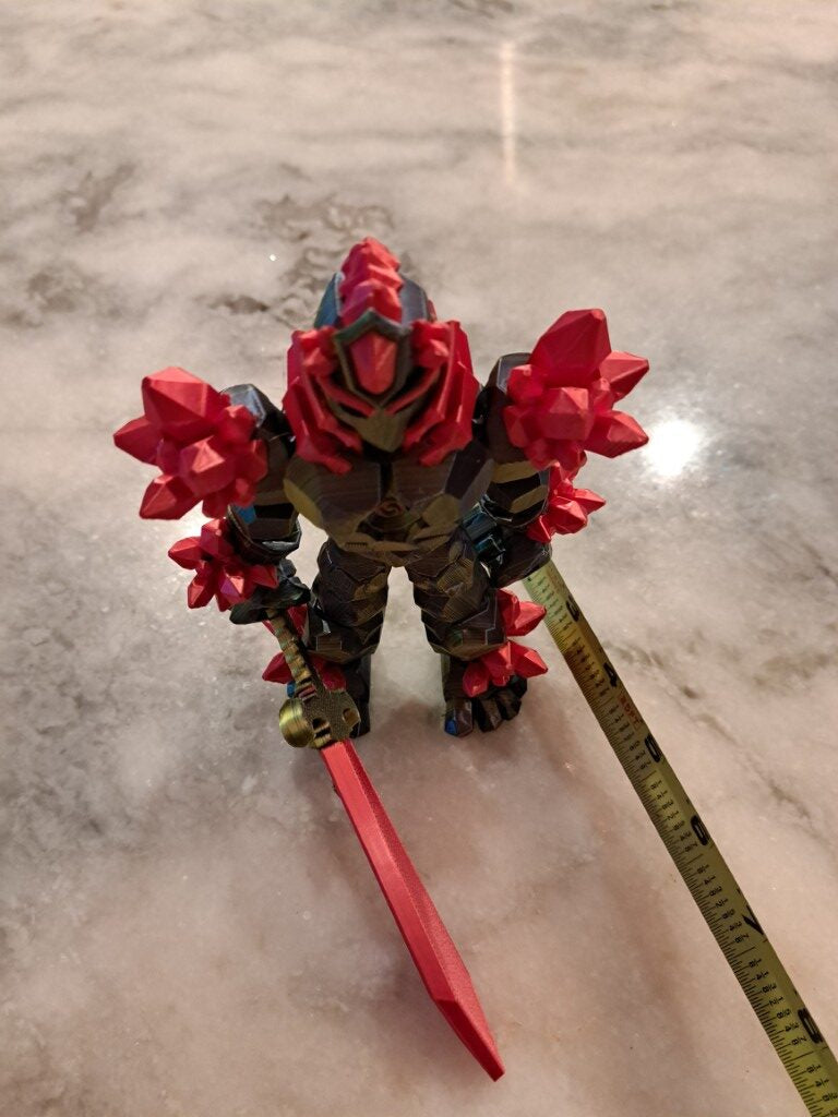 Crystal Warrior Articulating Flexible Toy