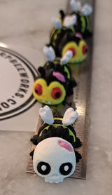 Magnetic ZomBees for Halloween