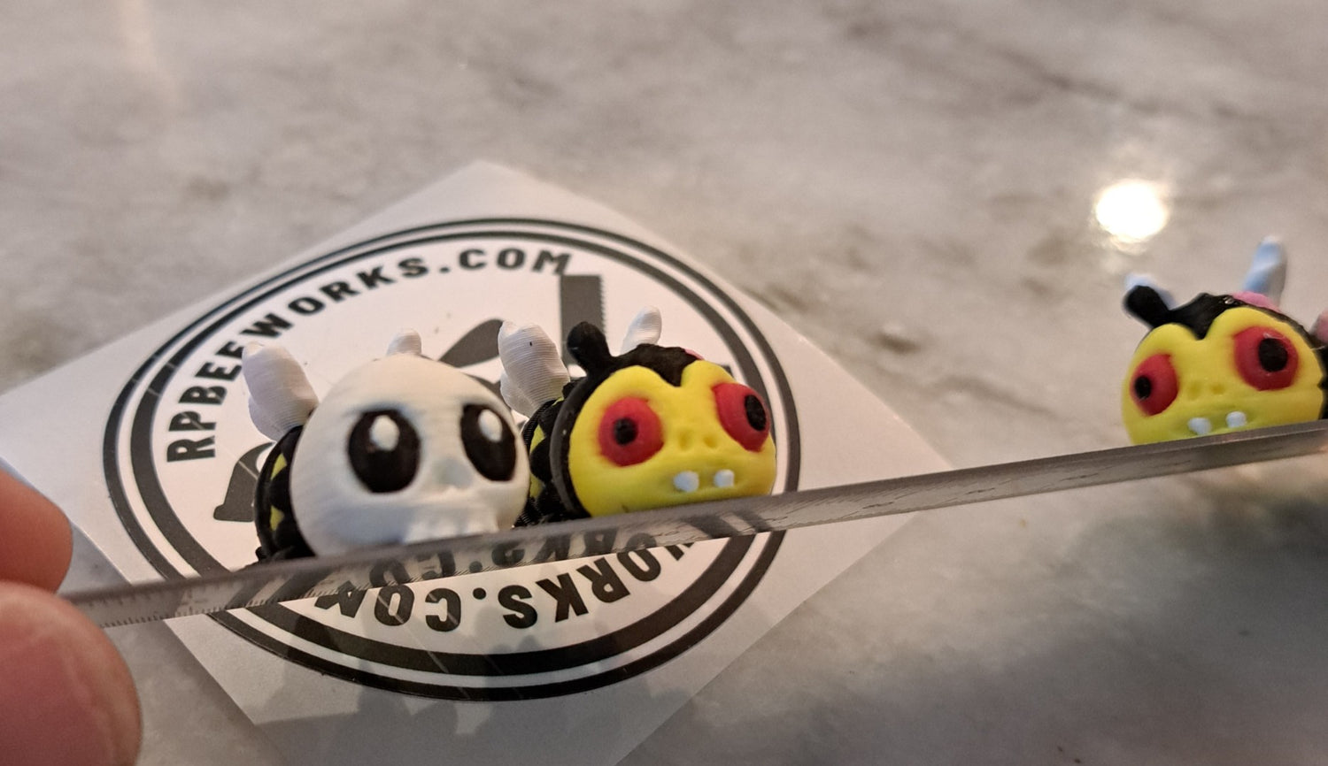 Magnetic ZomBees for Halloween