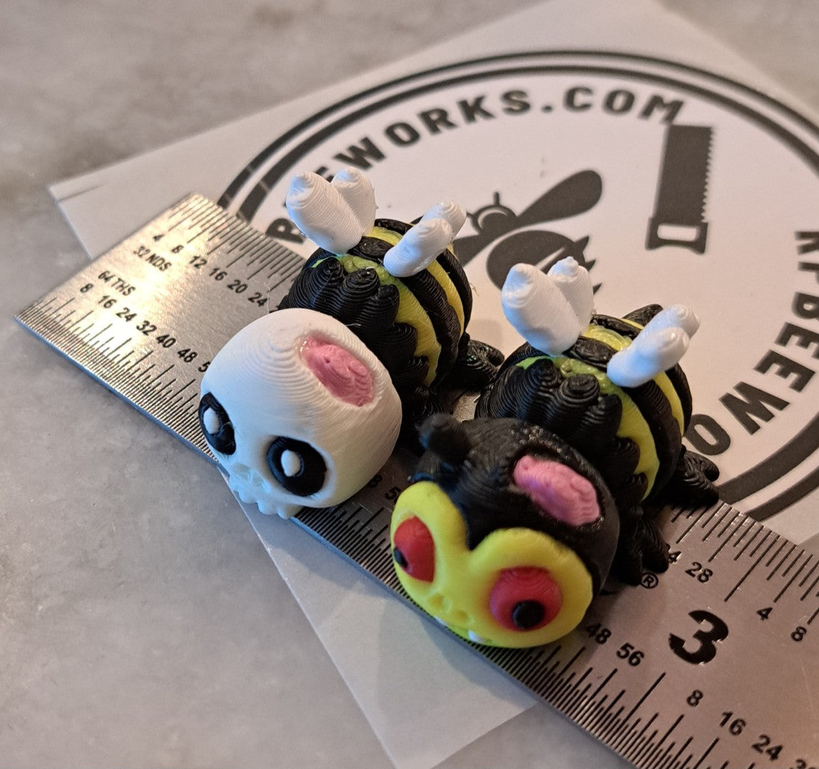 Magnetic ZomBees for Halloween