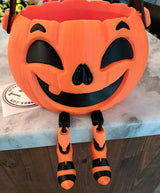 Halloween Candy Bucket with Legs