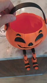 Halloween Candy Bucket with Legs