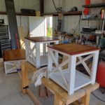 Couple farm house end tables