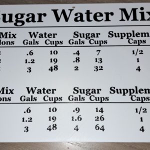 Sugar Water Mix Sign