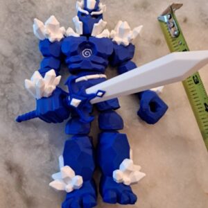Crystal Warrior Articulating Flexible Toy